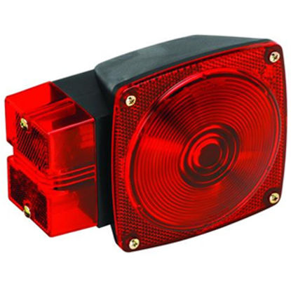Picture of Bargman  Red 6.29"x4.66"x3.76" Tail Light 2523024 18-0292                                                                    
