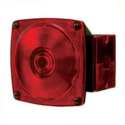 Picture of Peterson Mfg.  Red 4-3/4"x4-1/2" Stop/ Turn/ Tail/ Rear Light V440 18-0330                                                   
