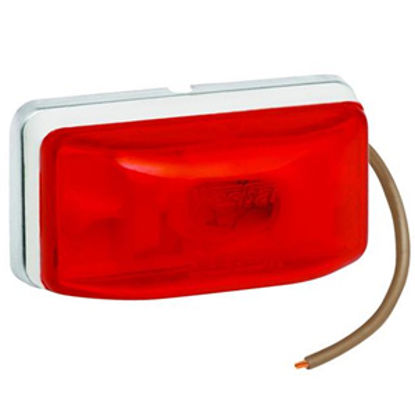 Picture of Bargman  Red 2-1/8"x1-1/8"x1-1/16" Side Marker Light 203234 18-0343                                                          
