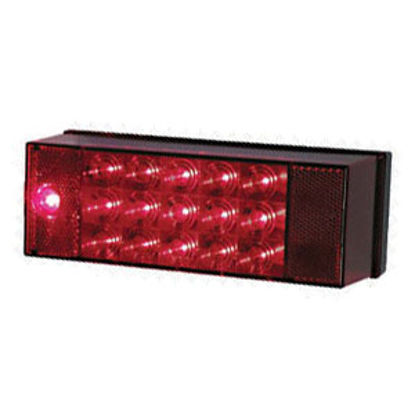 Picture of Peterson Mfg.  Red 7.94"x2.88" LED Stop/ Turn/ Tail/ License Light V856L 18-0362                                             