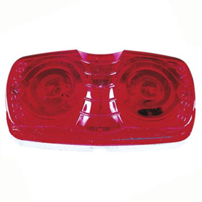 Picture of Peterson Mfg.  Red 4"W x 2"H x 1-1/8"D Clearance Side Marker Light V138R 18-0444                                             