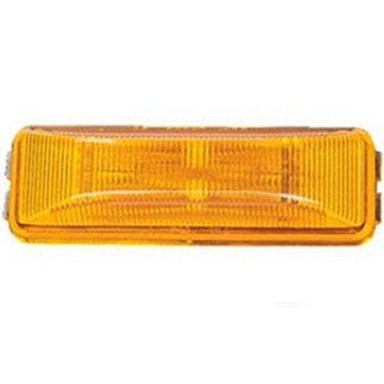Picture of Peterson Mfg.  Amber 3-13/16"L x 1-1/4"W x 7/8"D Clearance Side Marker Light V154A 18-0524                                   