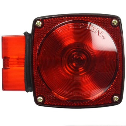 Picture of Peterson Mfg.  Red 5.94"x4-1/2" Stop/ Turn/ Tail/ Rear Light V452L 18-0534                                                   