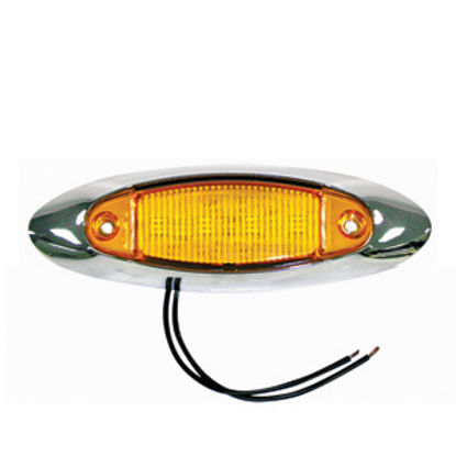 Picture of Peterson Mfg.  Amber Clearance LED Side Marker Light V178XA 18-0538                                                          