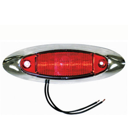 Picture of Peterson Mfg.  Red Clearance LED Side Marker Light V178XR 18-0539                                                            