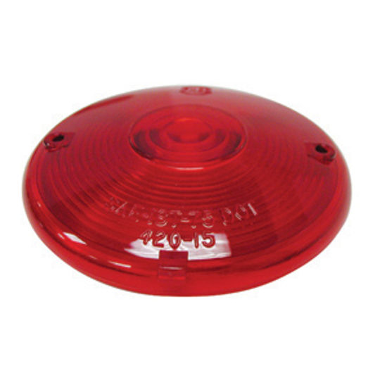 Picture of Peterson Mfg.  Red Screw-On Trailer Light Lens V420-15 18-0543                                                               