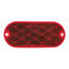 Picture of Peterson Mfg. Quick Mount 2-Pack 4-3/8"x1-7/8" Oblong Red Stick-On Reflector V480R 18-0546                                   