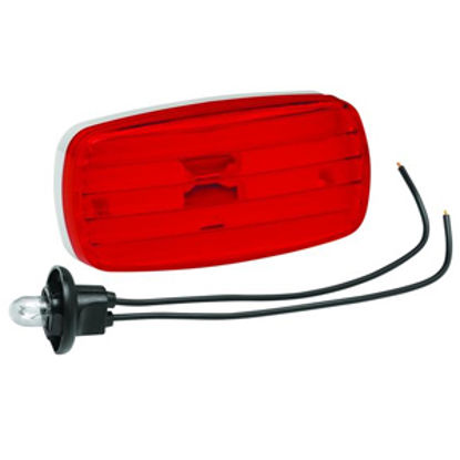 Picture of Bargman 58 Series Red 4"x2"x1-1/32" Side Marker Light 34-58-001 18-0580                                                      