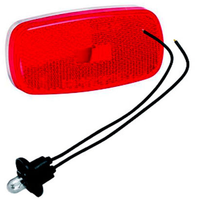 Picture of Bargman 59 Series Red 4"x2"x1-1/32" Side Marker Light 34-59-001 18-0585                                                      