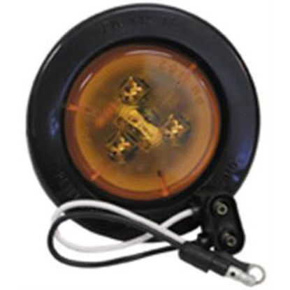 Picture of Peterson Mfg.  Amber 2" Clearance LED Side Marker Light V164KA 18-0661                                                       