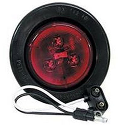 Picture of Peterson Mfg.  Red 2-1/2"Dia Clearance LED Side Marker Light V162KR 18-0664                                                  