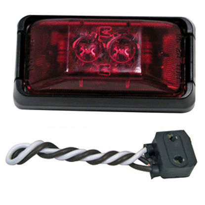 Picture of Peterson Mfg.  Red Clearance LED Side Marker Light V153KR 18-0669                                                            