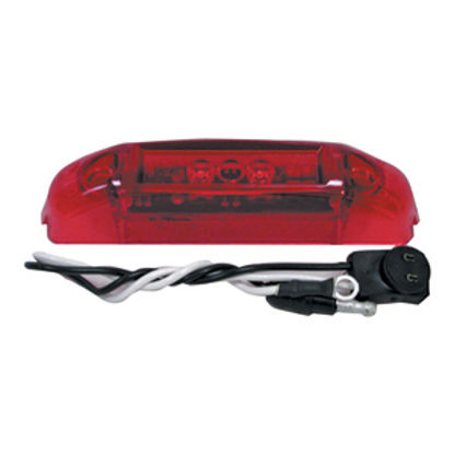 Picture of Peterson Mfg. Piranha LED (R) Red Clearance LED Side Marker Light V160KR 18-0671                                             