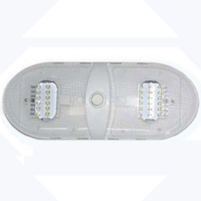 Picture of Diamond Group Slim Line White Double Daylight White LED Dome Light DG65430VP 18-0707                                         