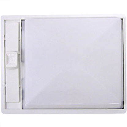 Picture of Peterson Mfg.  White w/Frosted Lens Surface or Ceiling Mount Interior Light w/Switch V375S 18-0785                           