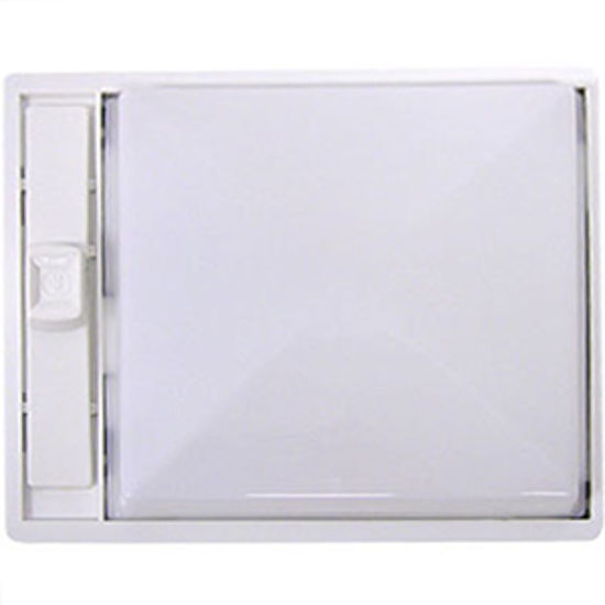 Picture of Peterson Mfg.  White w/Frosted Lens Surface or Ceiling Mount Interior Light w/Switch V375S 18-0785                           