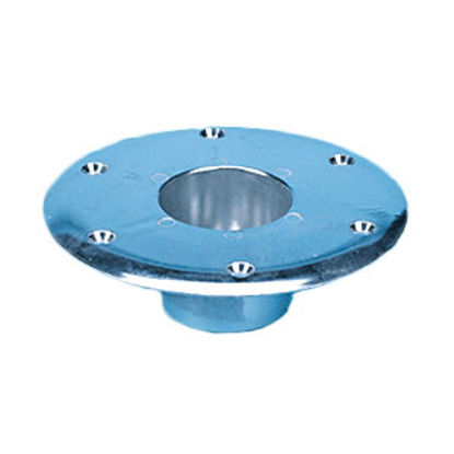 Picture of CP Products  6-1/4" Dia Round Recessed Flush Mount Table Leg Base 48732 18-0794                                              