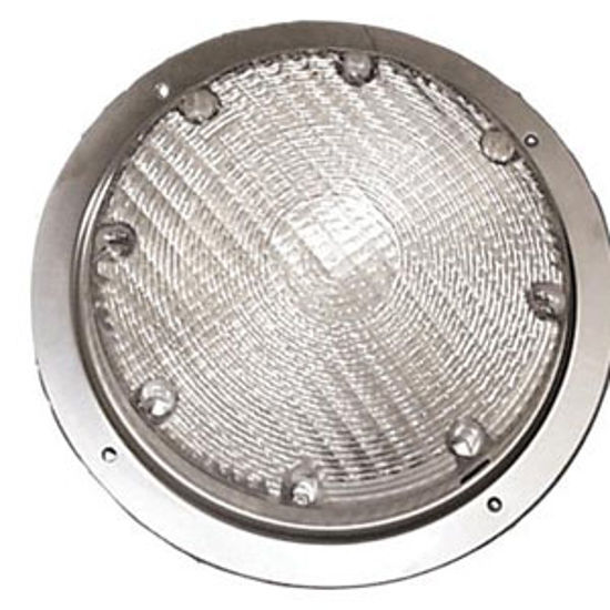 Picture of Arcon  Clear Lens Round LED Porch Light 20671 18-0844                                                                        