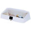 Picture of Peterson Mfg.  Polar White w/Clear Lens Rectangular Porch Light w/Switch V384S 18-1051                                       