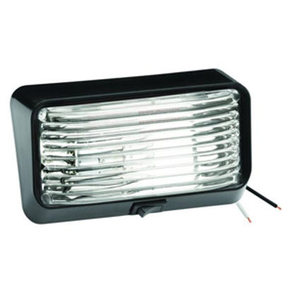 Picture of Bargman 78 Series Porch Lite Clear Blk Base 30-78-524 18-1063                                                                
