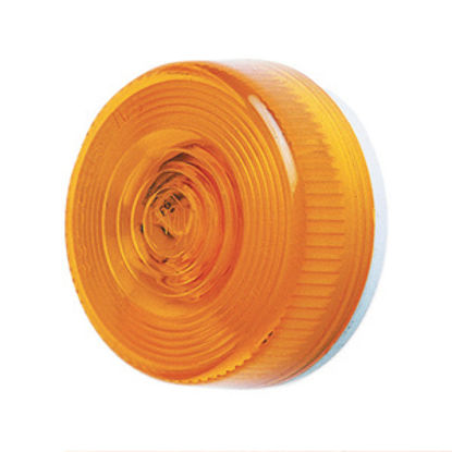 Picture of Peterson Mfg.  Amber 2.8"Dia x 1.14"H Clearance Side Marker Light V102A 18-1402                                              