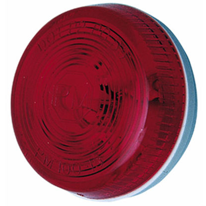 Picture of Peterson Mfg.  Red 2.8"Dia x 1.14"H Clearance Side Marker Light V102R 18-1403                                                