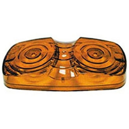 Picture of Peterson Mfg.  Amber Clearance Lens for Peterson Series 138A/B/C/G/R & 139A/R V138-15A 18-1415                               