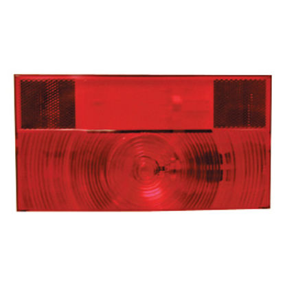 Picture of Peterson Mfg.  Red 8-9/16"x7-1/4" Stop/ Turn/ Tail Light V25911 18-1434                                                      