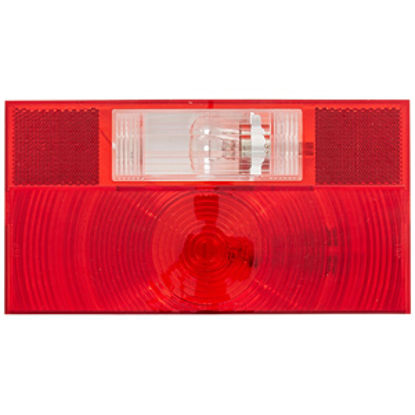 Picture of Peterson Mfg.  Red 8-9/16"x7-1/4" Stop/ Turn/ Tail Light V25912 18-1436                                                      