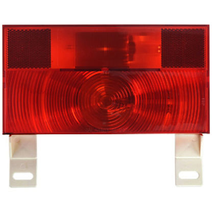 Picture of Peterson Mfg.  Red 8-9/16"x7-1/4" Stop/ Turn/ Tail Light V25913 18-1438                                                      