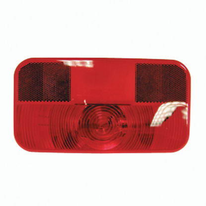 Picture of Peterson Mfg.  Red 8-9/16"x4-5/8" Stop/ Turn/ Tail/ License Light V25921 18-1442                                             