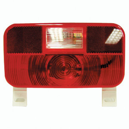 Picture of Peterson Mfg.  Red 8-9/16"x4-5/8" Stop/ Turn/ Tail/ License Light V25924 18-1448                                             