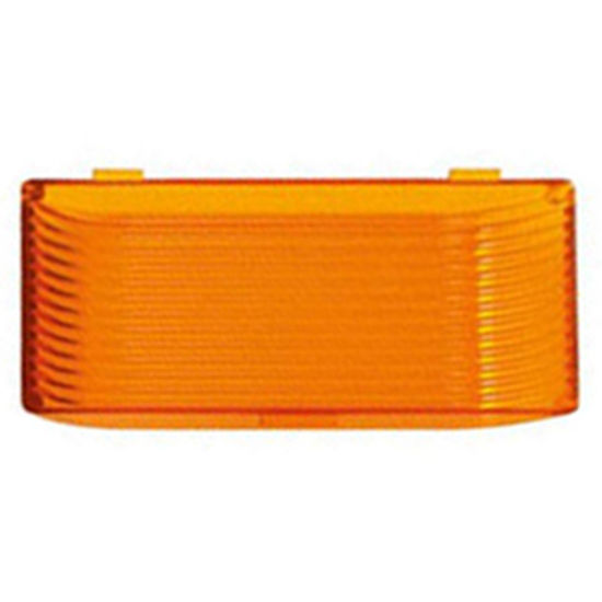 Picture of Green LongLife  Amber Rectangular Lens For Ming's Mark Porch Lights 9090128 18-1454                                          