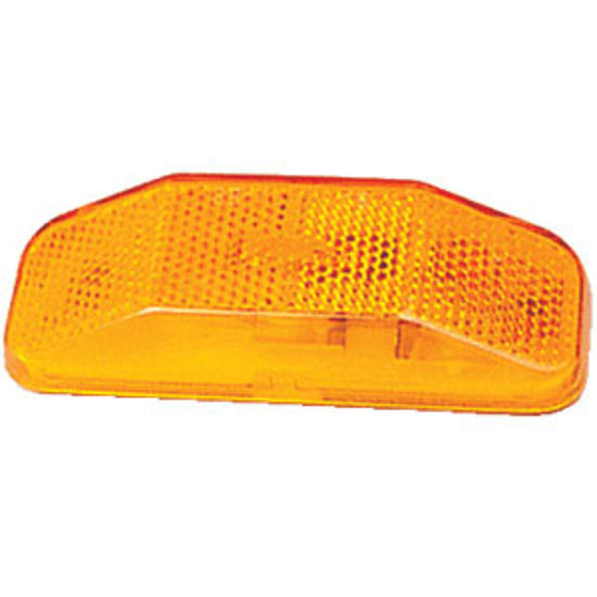 Picture of Optronics  Amber 4" L x 1.5" W x 0.938" D Side Marker Light MC44ABP 18-1497                                                  