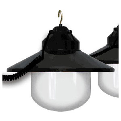 Picture of Polymer Products  6 Light Outdoor Black Shaded Globe String White Party Light 1632-77405-PRE 18-1539                         