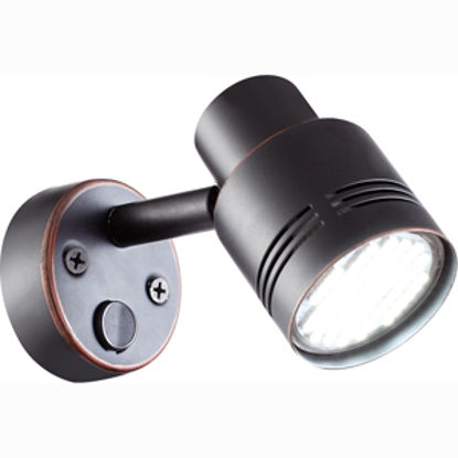 Picture of Green LongLife  Oil Rubbed Bronze Wall Mount 12V LED Reading Light 9090110 18-1625                                           