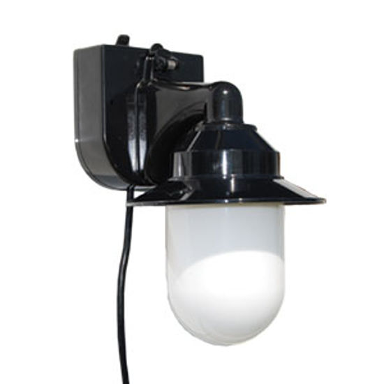 Picture of Polymer Products  White Portable Porch Light 2101-10000-P 18-1903                                                            