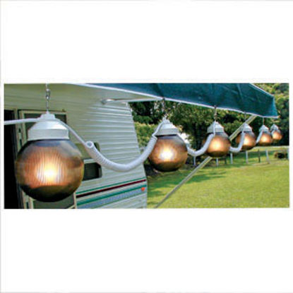 Picture of Polymer Products  10 Light Outdoor Globe String Bronze Party Light 16-32-00515 18-2001                                       