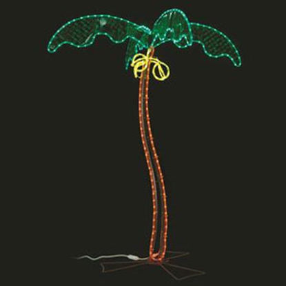 Picture of Ming's Mark  5'L Palm Tree w/Green Leaves/Yellow Coconut LED Rope Light 8080121 18-2016                                      