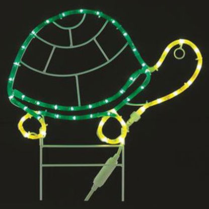 Picture of Ming's Mark  18'L Green/ Yellow Rope White Lead Wire Turtle LED Rope Light 8080124 18-2019                                   