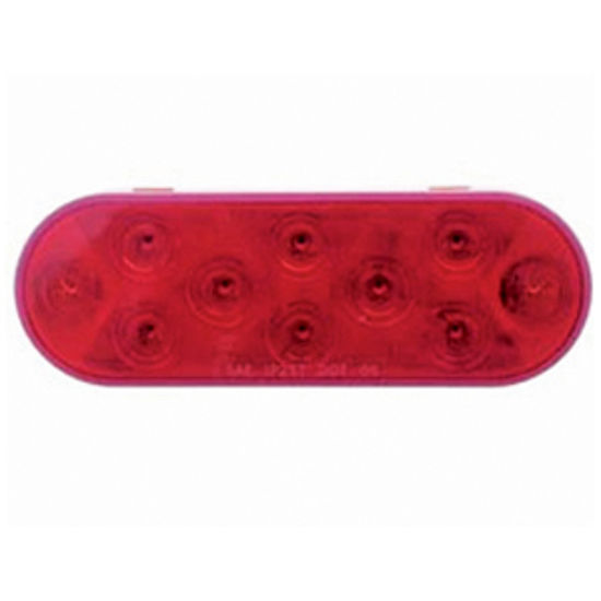 Picture of Diamond Group  Red 6-1/2"x2-1/4x3/4" 10-LED Stop/ Turn Light DG52434VP 18-2215                                               