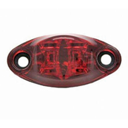 Picture of Diamond Group  Red 2-5/8"L x 1-1/4"W x 3/4"D LED Side Marker Light DG52438VP 18-2219                                         