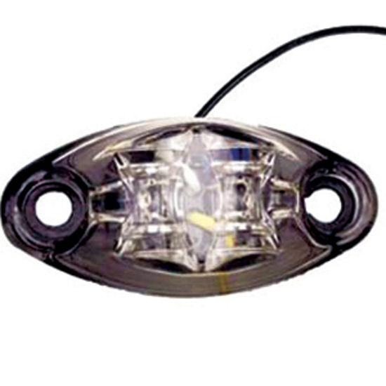 Picture of Diamond Group  Amber 2-5/8"L x 1-1/4"W x 3/4"D LED Side Marker Light DG52440VP 18-2221                                       