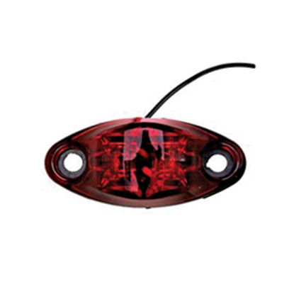 Picture of Diamond Group  Red 2-5/8"L x 1-1/4"W x 3/4"D LED Side Marker Light DG52506VP 18-2233                                         