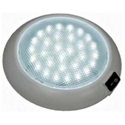 Picture of Peterson Mfg. Great White White 30 LED Dome Interior Light w/ Clear Lens V379S 18-2246                                       