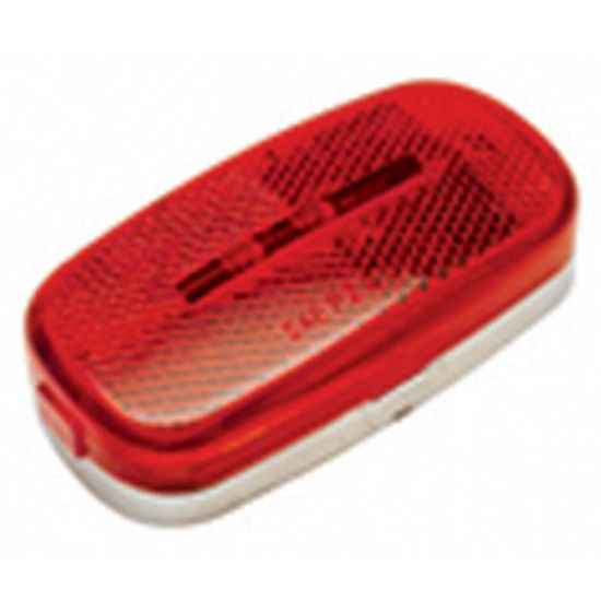 Picture of Diamond Group  Red 4" x 2" LED Side Marker Light DG52712VP 18-2276                                                           