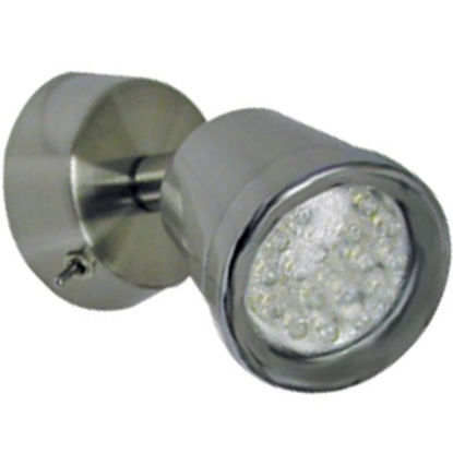 Picture of ITC  Brushed Nickel Surface Mount 10-28V LED Reading Light 69922-NI-D 18-2319                                                