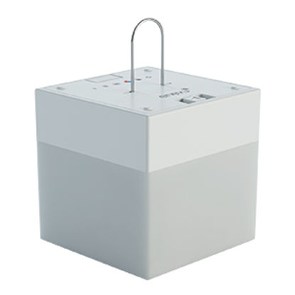 Picture of Enevu  White Base Cube Shape Party Light Globe 51000 18-2361                                                                 