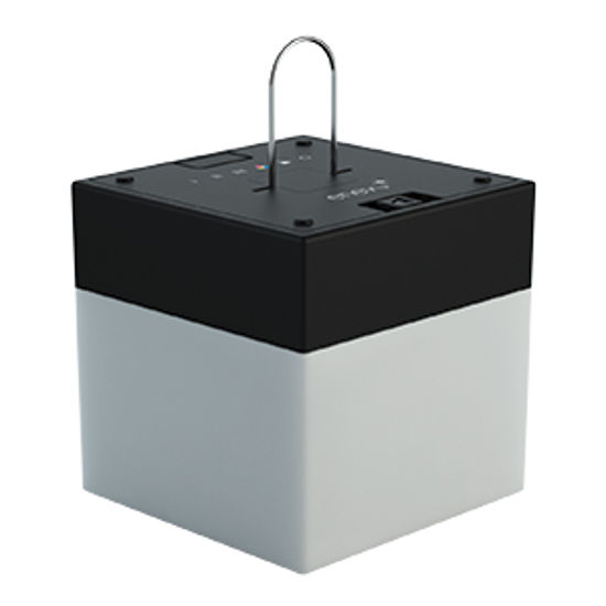 Picture of Enevu  Black Base Cube Shape Party Light Globe 51001 18-2362                                                                 