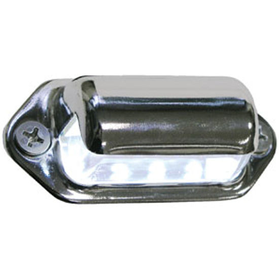 Picture of Peterson Mfg.  Chrome Housing LED License Plate Light V294 18-4100                                                           